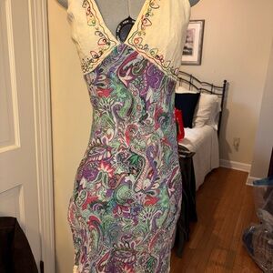 Colorful boho chic Print Dress